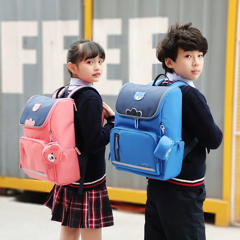 Школьные ранцы для мальчиков и девочек, рюкзаки для детей 1-3 классов, 3 цвета от AliExpress RU&CIS NEW