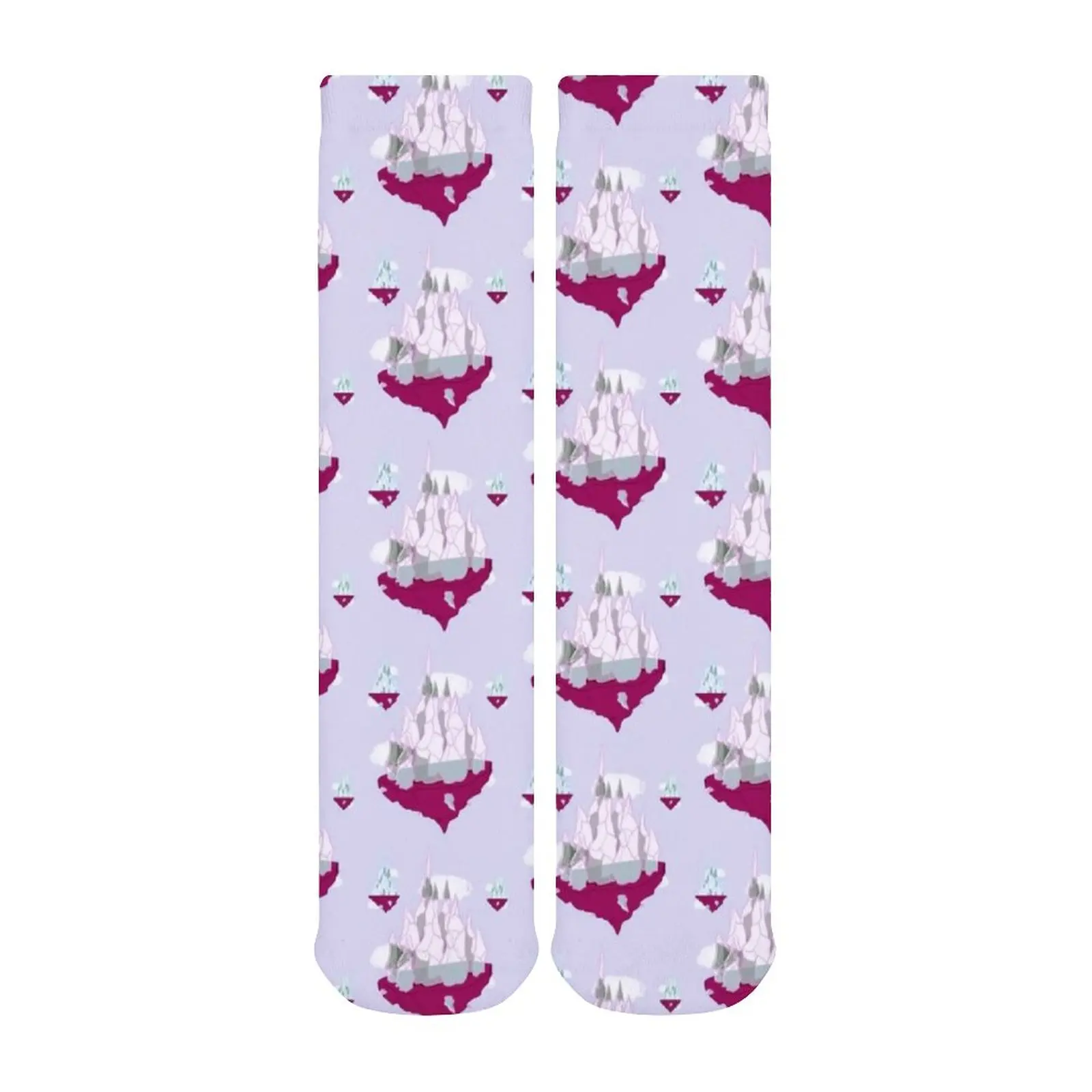 

Crystal Socks Large Chemical Fiber Funny Stockings Print Running Teen No Slip Socks