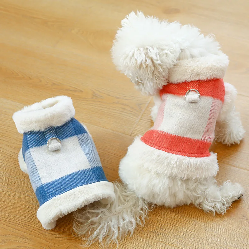 New Winter Pet Dog Clothing Fleece Dog Sweater Cat Clothes Goods For Pets Clothes For Small Dogs York Chihuahua Clothing Clothes