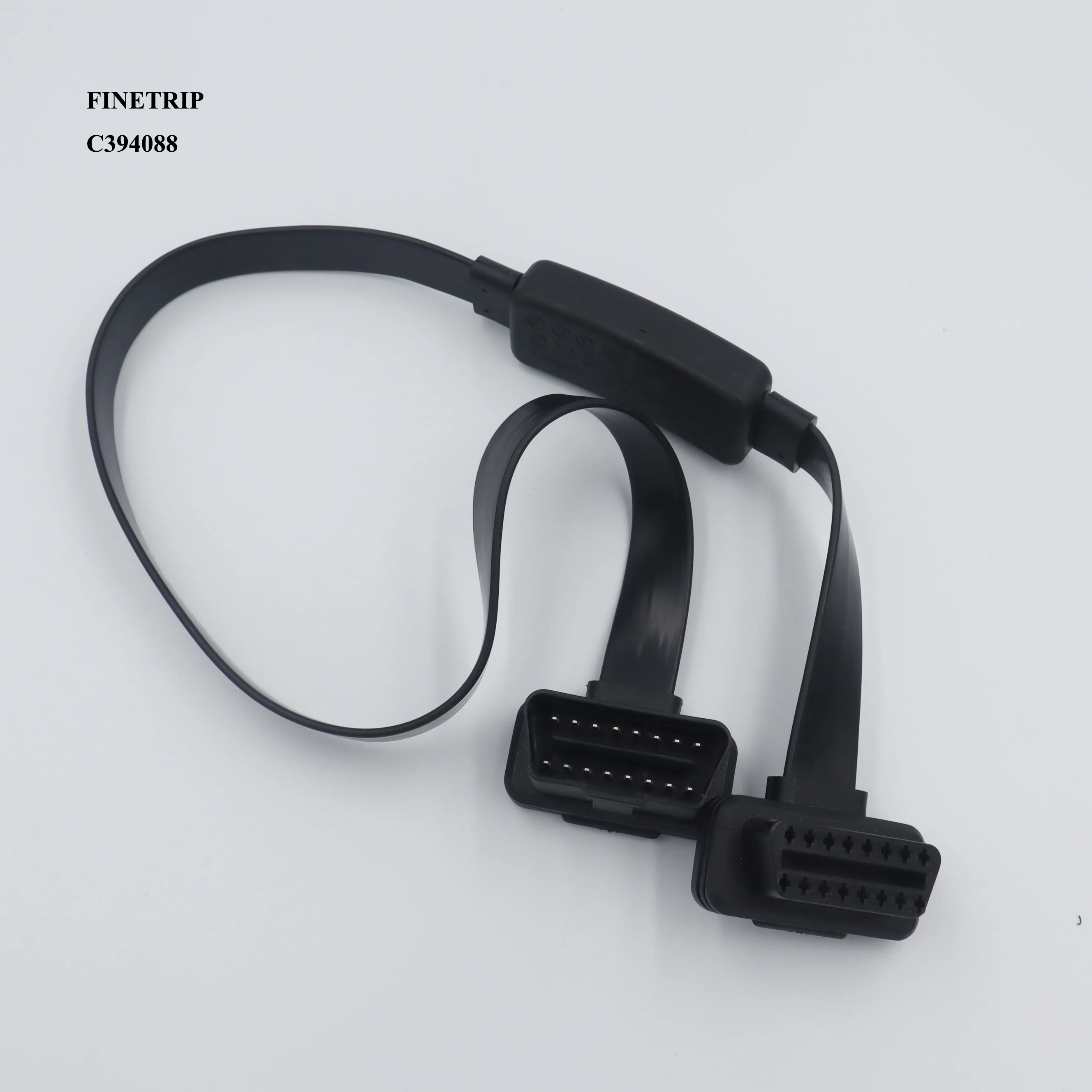 FINETRIP 16 Pin M к F с переключателем автомобиля универсальный OBD2 кабель удлинитель