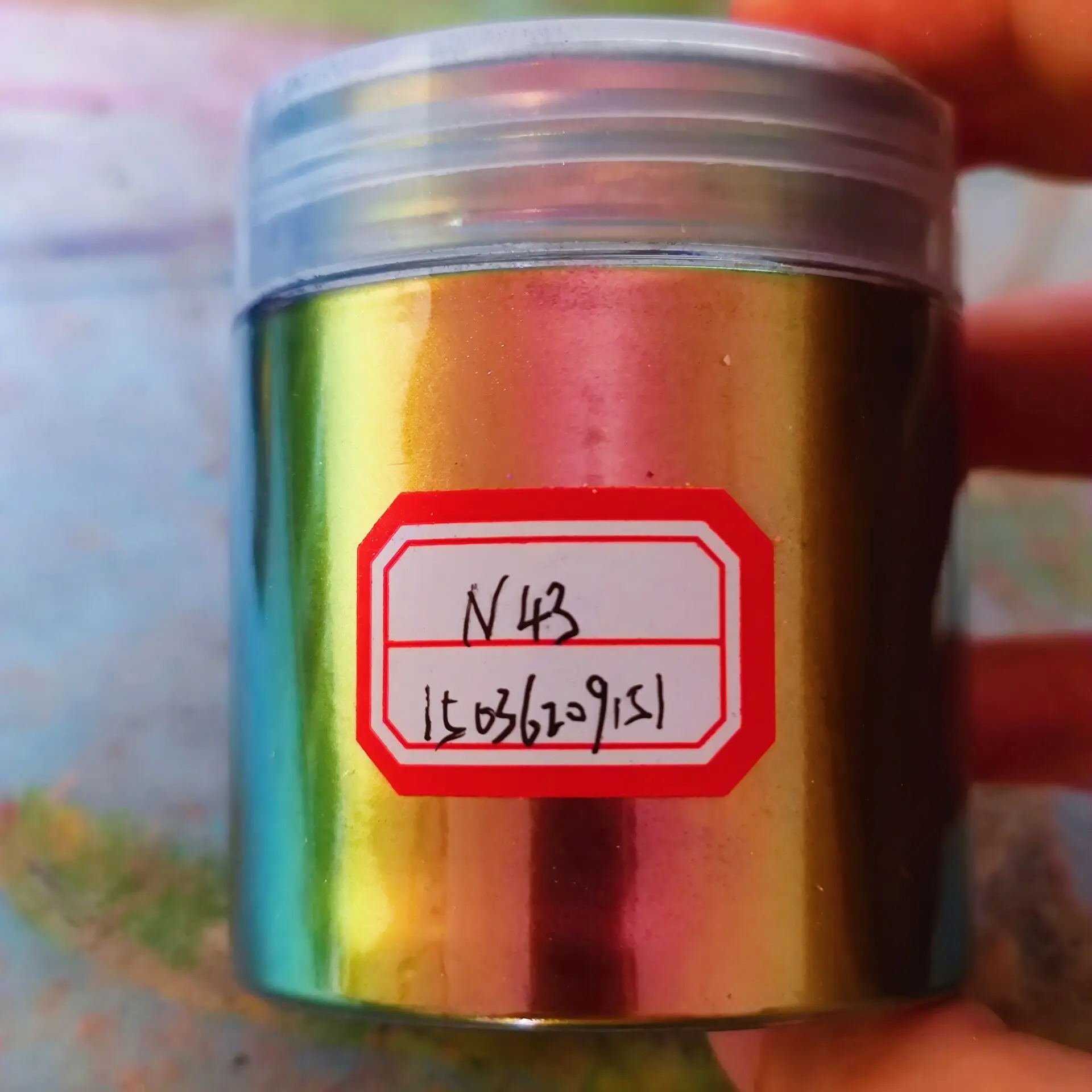 10g /Lot Hyper Shift Chrome Chameleon Color Shifting Mica Powder Pigment For Car Paint/WaterColor/Epoxy Resin/Nail Art | Красота и