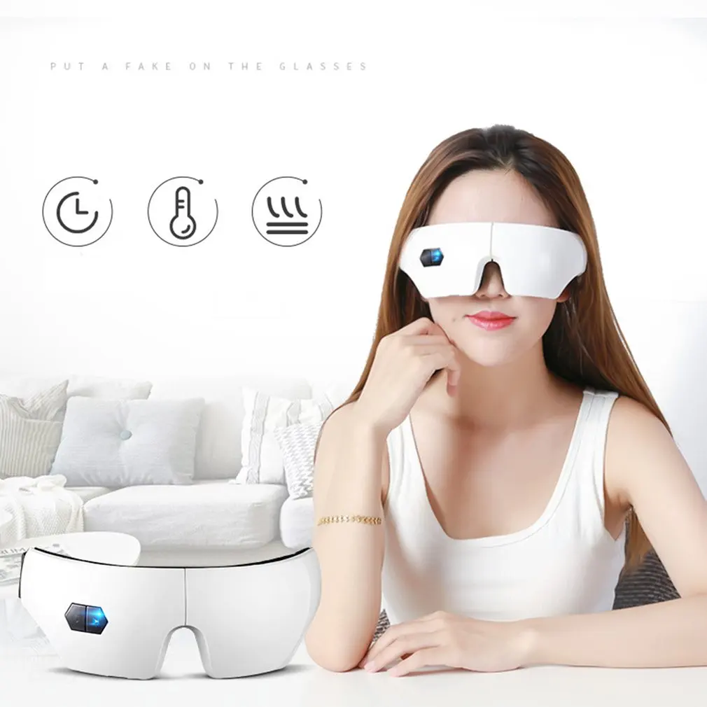 

Eye Mask Rechargeable Steam Hot Compress Eye Mask 3d Stereo Heating Eye Mask Air Travel Sleep Shading Eye Mask