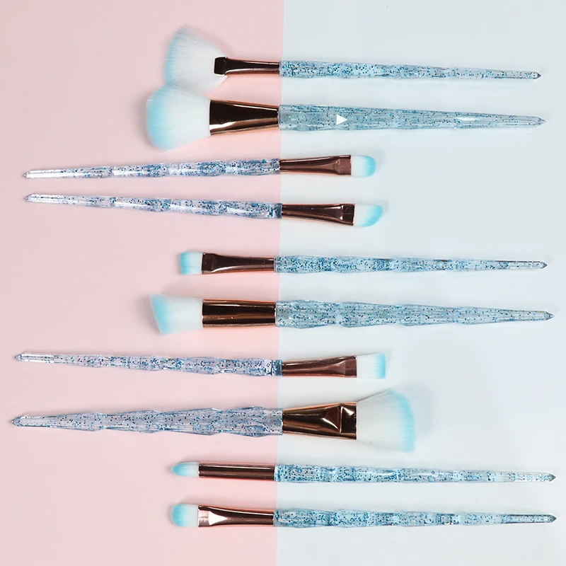 Набор кистей для макияжа Dighealth набор из 10 профессиональных алмазного тональная