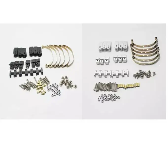 WPL B14 B16 B24 B36 JJRC Q65 RC Car spare parts metal suspension ear upgrade accessories leaf spring shock absorber Игрушки и хобби