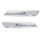 AU05-хромированные светодиодсветодиодный боковые габаритные огни указателя поворота для BMW 3-Series E46E90E91E92 E93