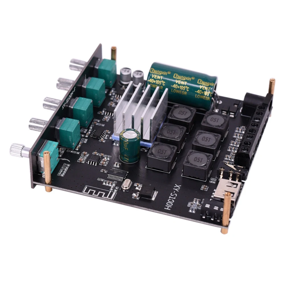 Стерео усилитель сабвуфера аудиоплата динамик Bluetooth-совместимая Плата усилителя