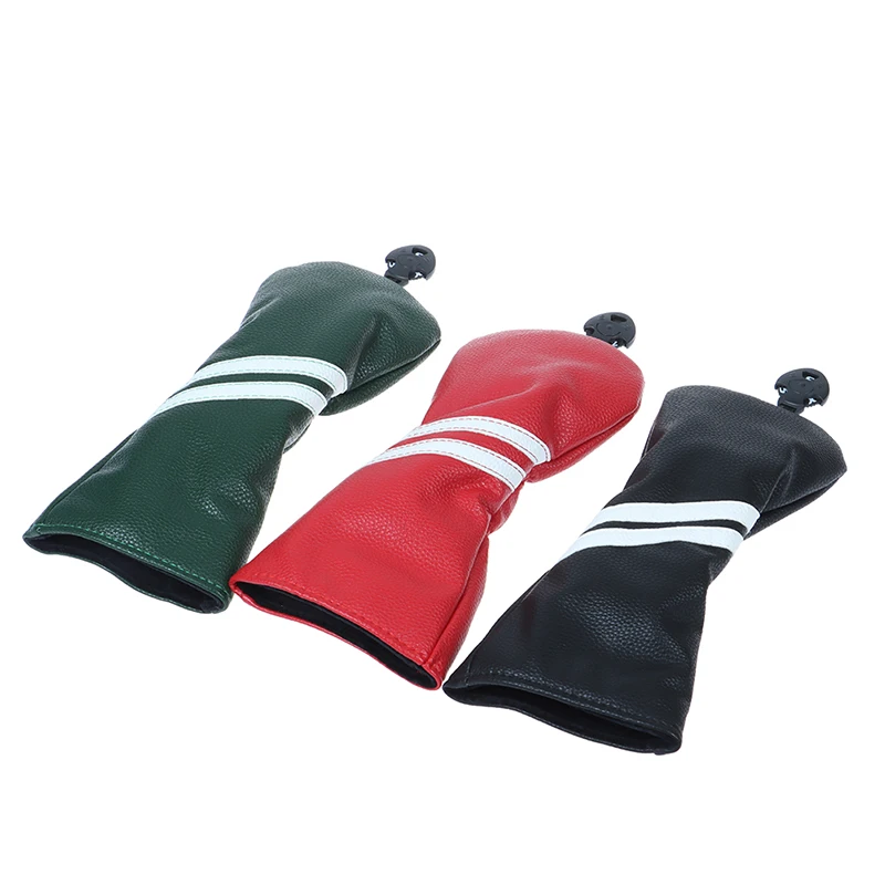 

3pcs /set Stripes Golf Wood Headcover Driver Fairway Wood Club Covers Set