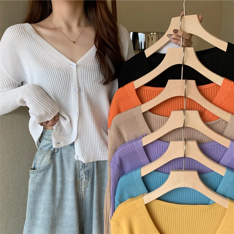 AOSSVIAO повседневный длинный вязаный кардиган для женщин Осень-зима желтый с