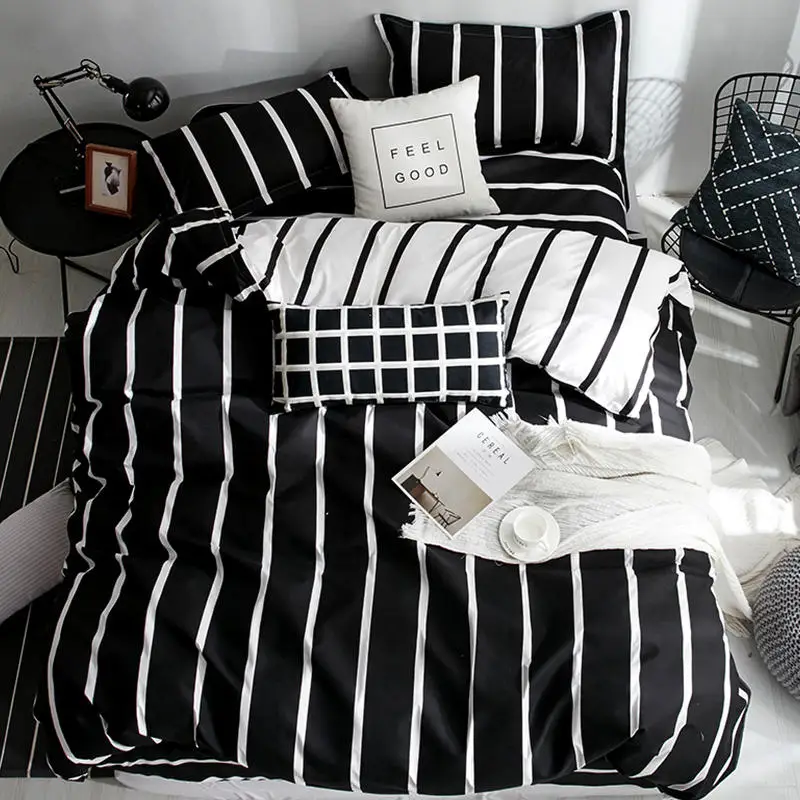 

33New Bedding Set 1 Pcs Duvet Cover quilt Cover comforter Cover +2 Pillowcase 180*220/200*230/220*240 Queen king full size