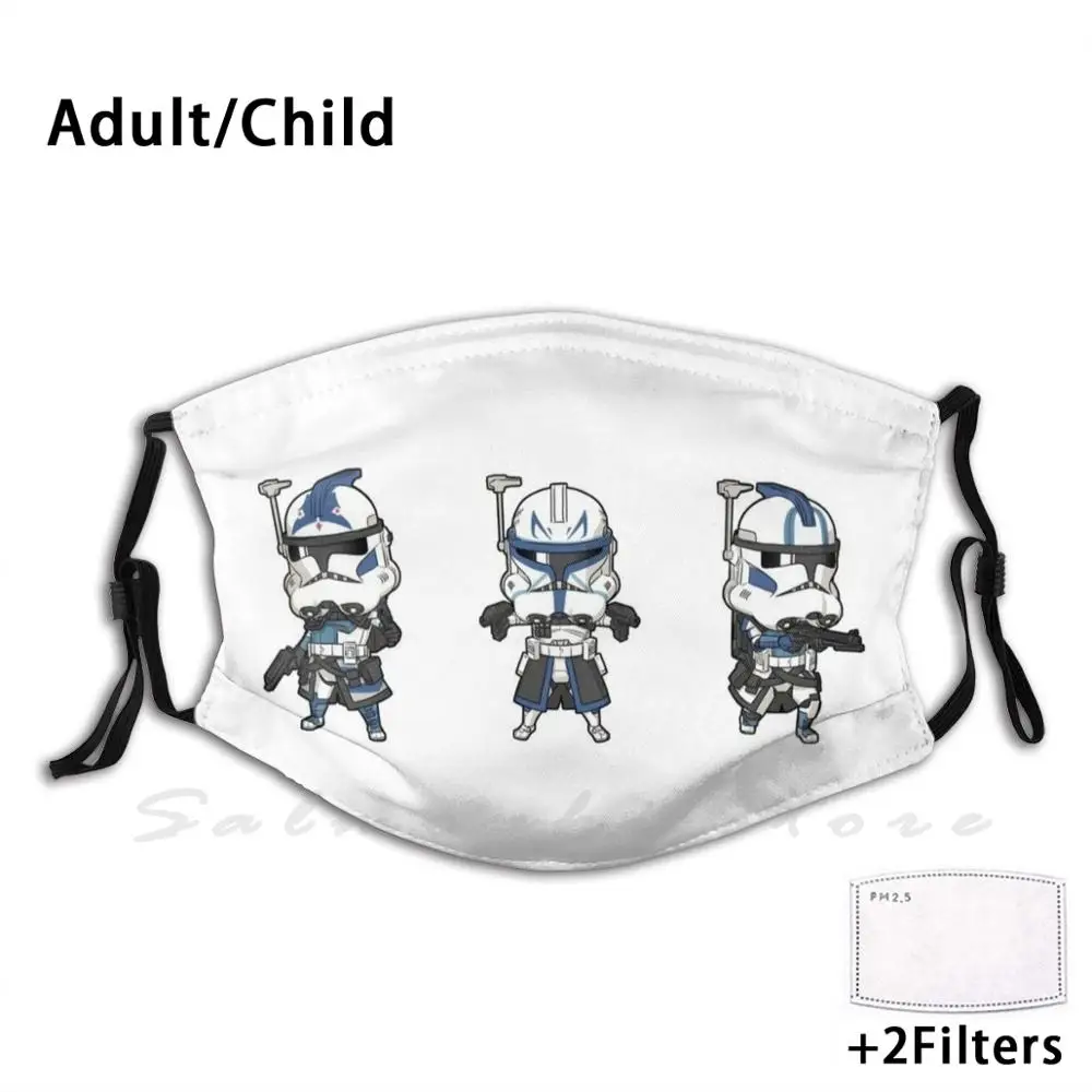

Mask Mini Fives , Rex , Echo Clone Star Trooper War
