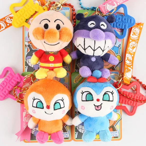 Candice guo плюшевая игрушка мягкая кукла мультфильм Anpanman Baikinman креативные брелоки