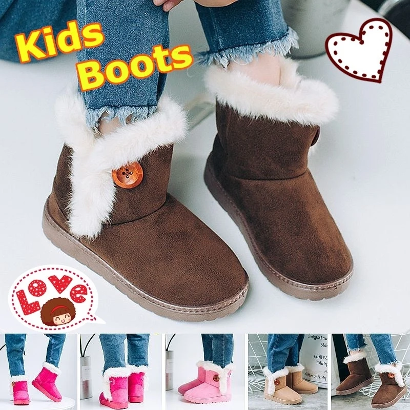 Теплые детские зимние ботинки для детей новинка зимняя детская обувь принцессы