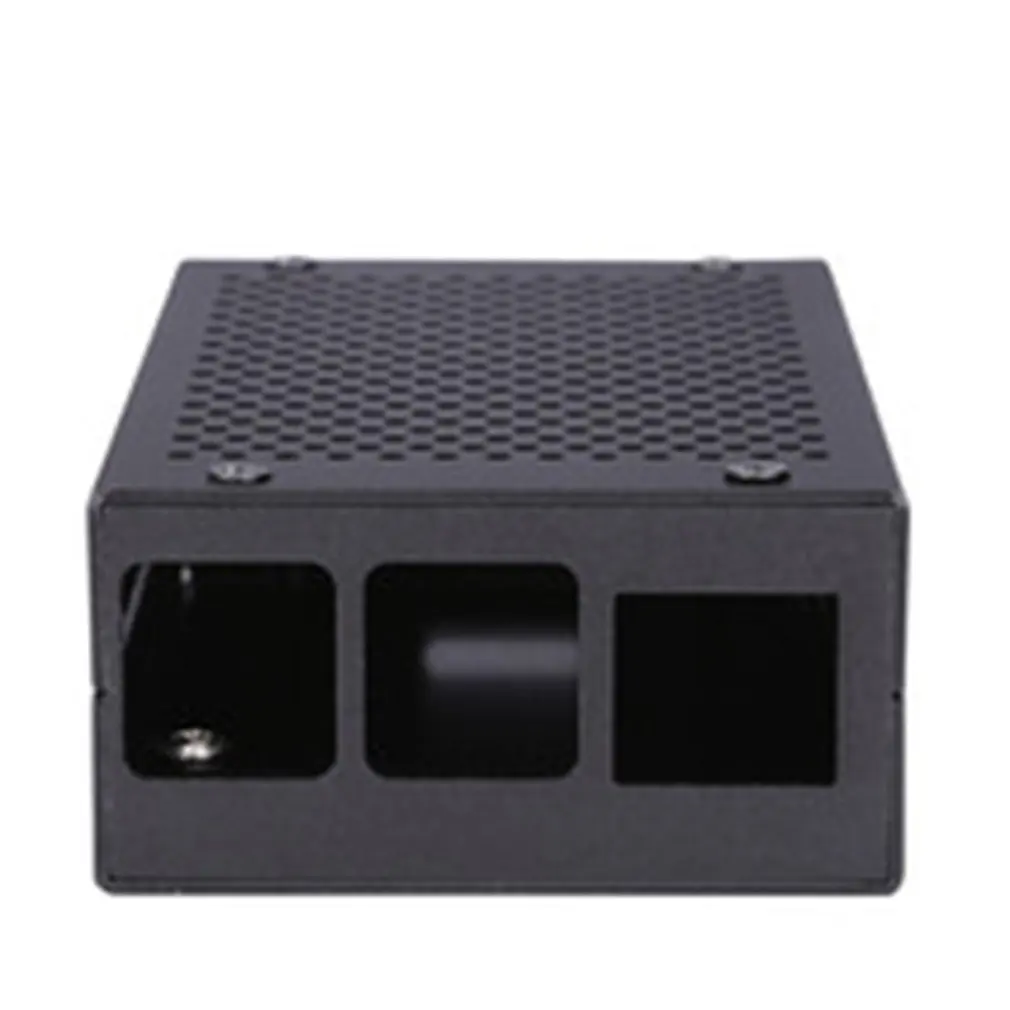 Для Raspberry Pi 3 Model B + Алюминиевый Чехол черный чехол металлический корпус для RPI