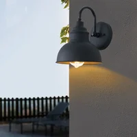 Retro Outdoor Garden Light Courtyard Yard Porch Wall Lamp Aisel Stair Bedside Bedroom Lamp Vintage Wall Sconce Lighting