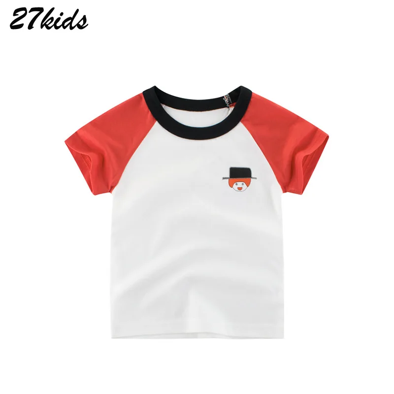 Детские топы с рисунком машинок 27 дюймов рубашки летняя детская одежда для