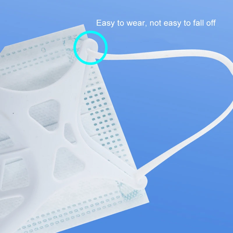 

Newly 10PCS 3D Mask Bracket Silicone Stereo Inner Support Flexible Mask Frame for Protecting Makeup More Breathing Space S66