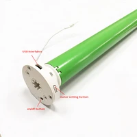 1pc moq dm28leu 2nm built in remote control roller blind dc electric tubular motor powered by rechargeable battery