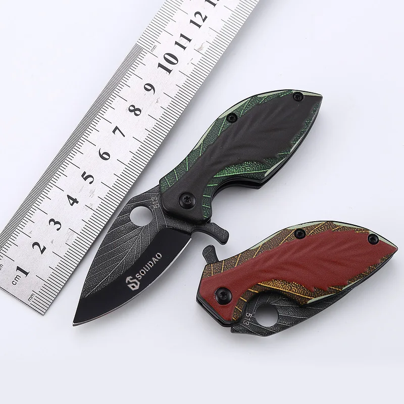 Stainless Steel Outdoor Mini Fold Knife Multifunctional Small Folding Camping Tactical Pocket Cutter for Climbing Travel | Инструменты