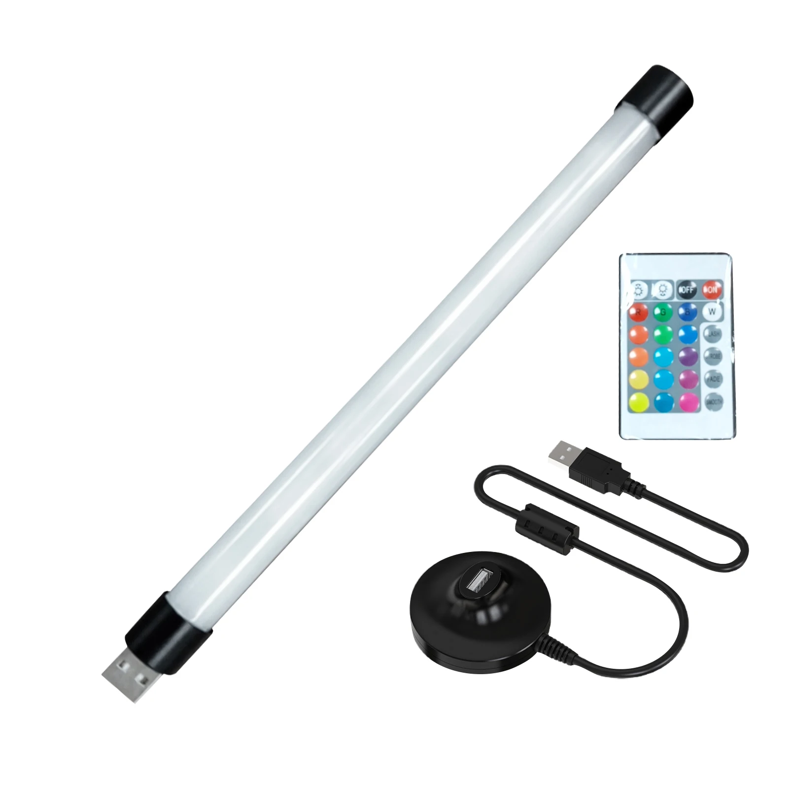 

USB Plug-in Bedroom Beauty Fill Light TV RGB Photograph Adjustable Brightness Button Switch USB Powered LED Light Bar