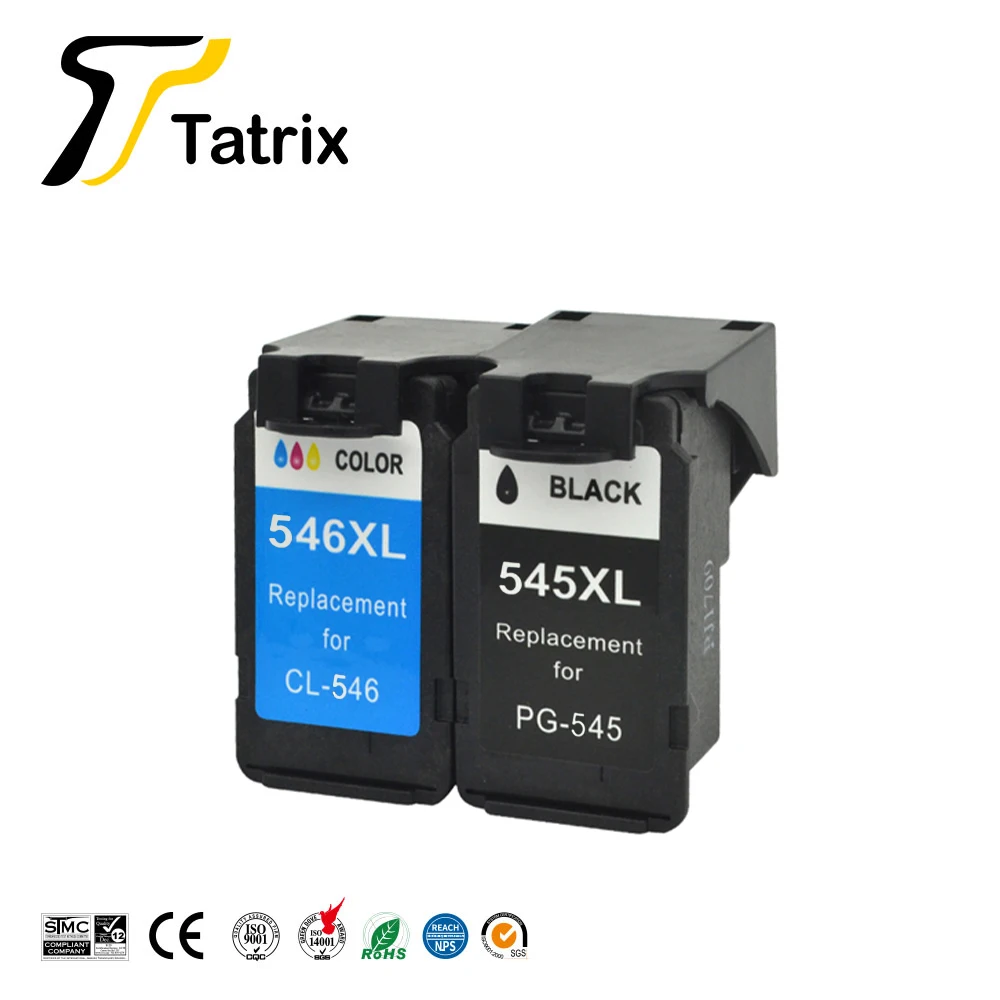 Восстановленный чернильный картридж Tatrix PG545 CL546 PG545XL CL546XL для принтера canon Pixma IP2850