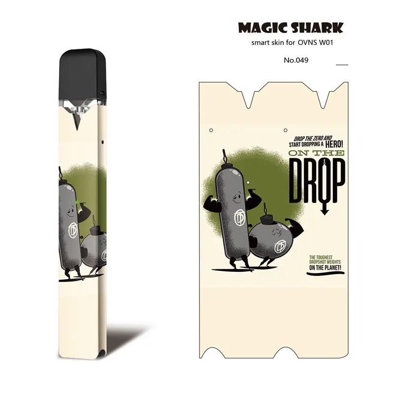 Высокое качество Жираф рыбы статуя Будды пленка не выцветает и чехол для вейпа Pod