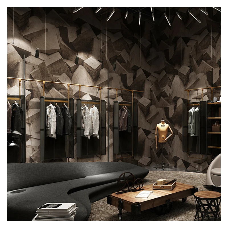 3D Ретро кирпичный камень индустриальные обои ПВХ винил водонепроницаемый