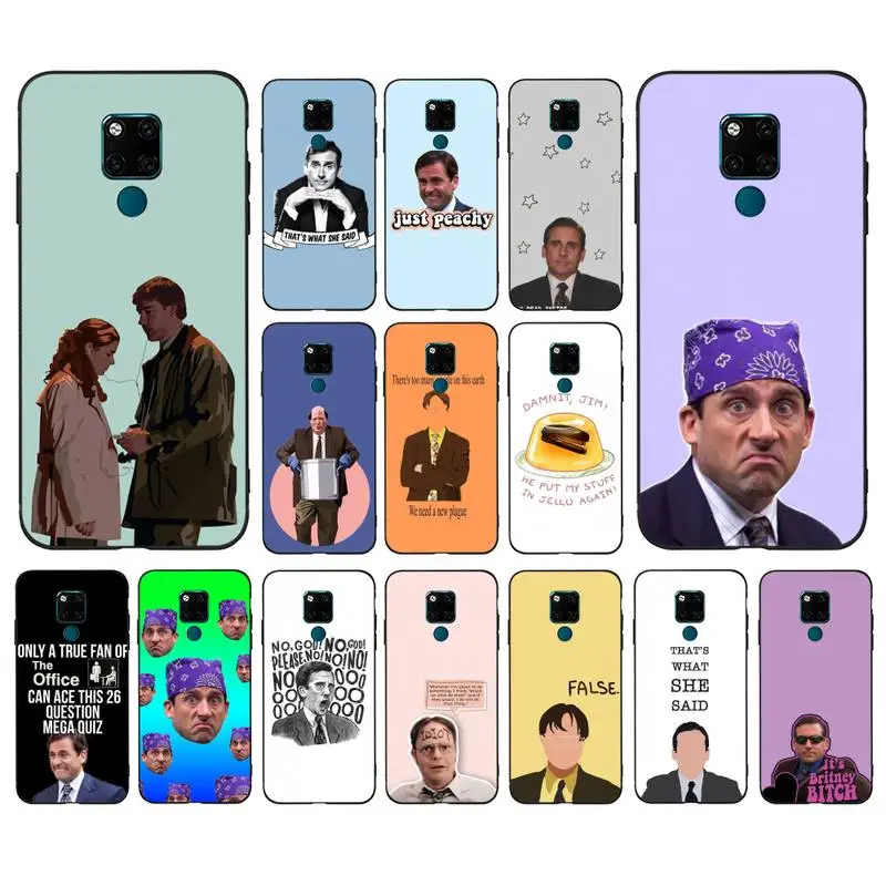 

Yinuoda The office tv show What She Said Phone Case for Huawei Mate 20 10 9 40 30 lite pro X Nova 2 3i 7se