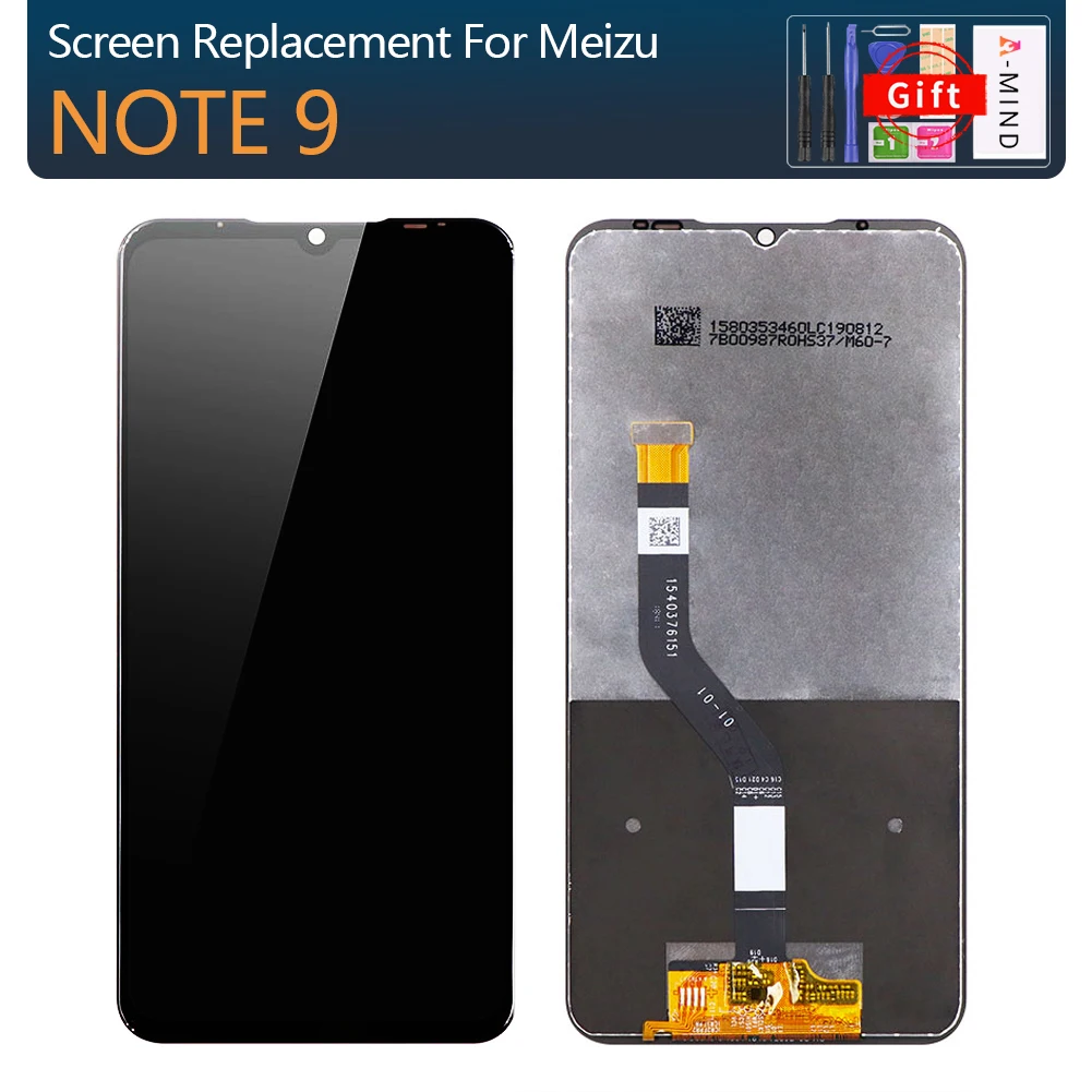 6 2 &quotОригинальный дисплей для MEIZU NOTE 9 ЖК сенсорный экран дигитайзер с рамкой Meizu M9