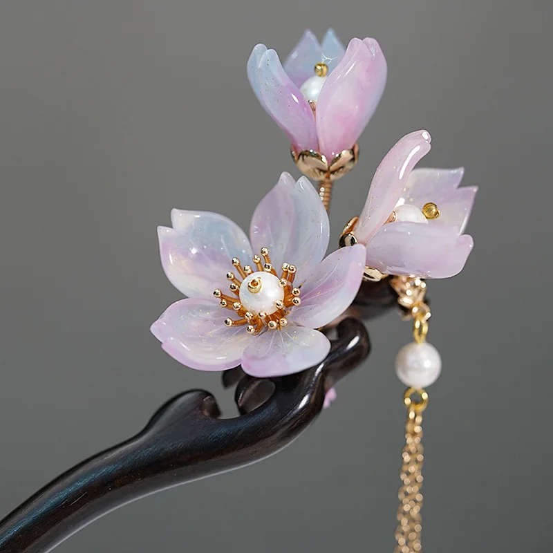 Женская шпилька для волос в стиле Ципао |