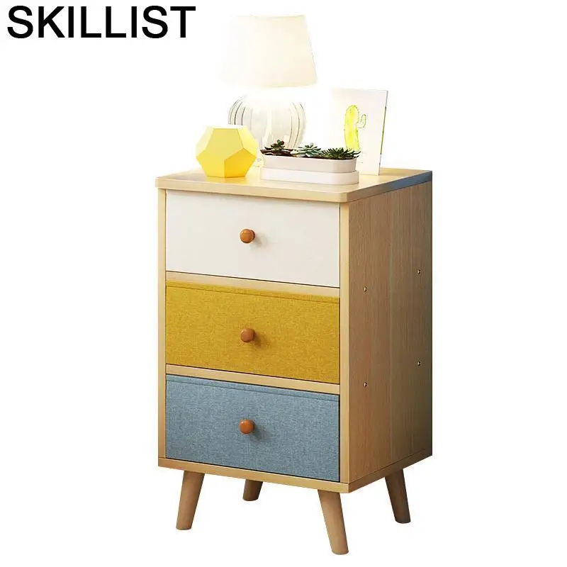 Шкаф для спальни деревянная мебель дома ночная подставка шкаф прикроватный