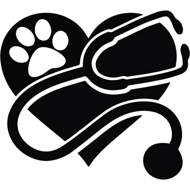 

15*13,4 см ветеринарная наклейка, наклейка для домашних животных, автомобильный декор, модная Личность, креативная Классическая привлекательная наклейка для автомобиля