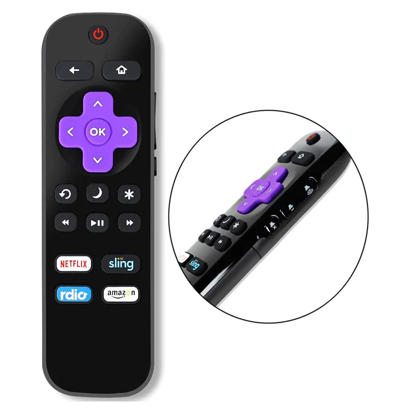 TV Remote Control RC802V JUR6 For TCL/HAIER/LG/RCA/Element/SANYO/HITACHI/Philips Universal | Электроника
