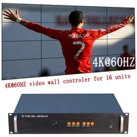 4k video wall controller for 16 unitshdmi tv wall controller for 16 units 16 lcd wall processorsupports 4k60hz signal input