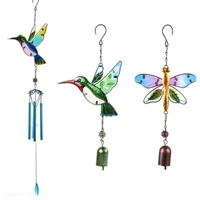 100brand new bird wind chime for wall window door wind bell hanging ornaments beautiful shape and beautiful sound perfect gift