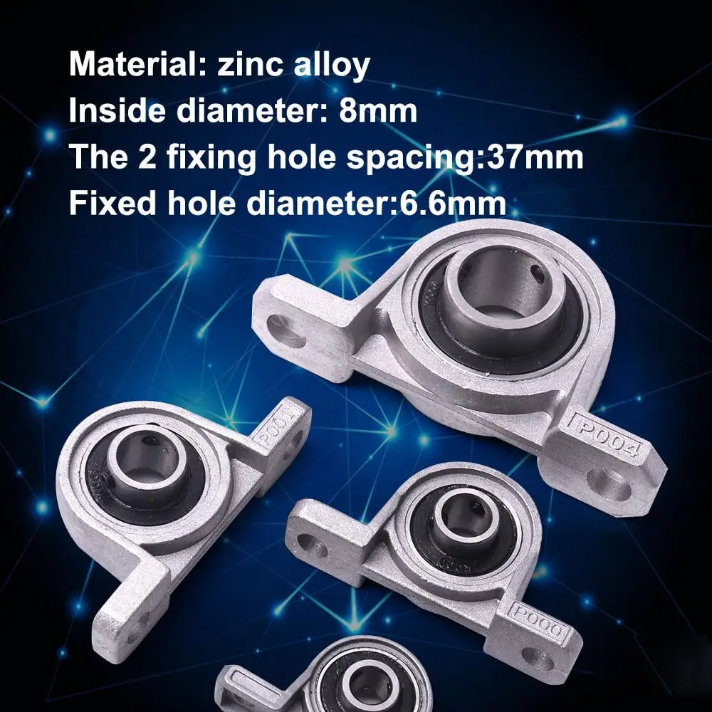 2 шт./лот 8 мм шариковый подшипник опорный блок из цинкового сплава|Подшипники| |