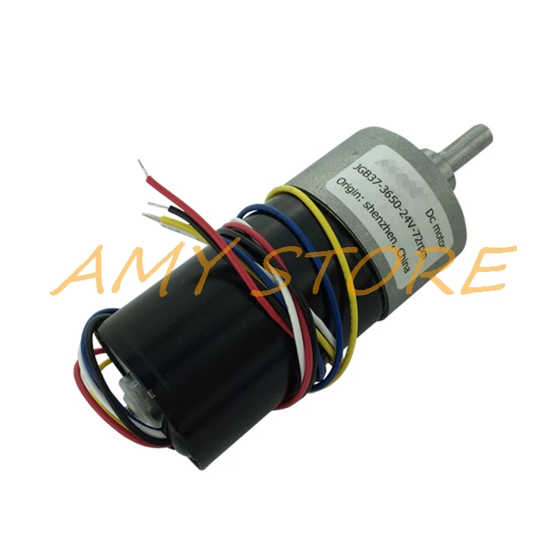 12-30V 24V 25W 5 проводов Скорость уменьшить с бесщеточным двигателем постоянного тока Шестерни мотор JGB37-3650 1280/800/425/266/216/142/88/60/47/29/15/9RPM PWM FG Pluse