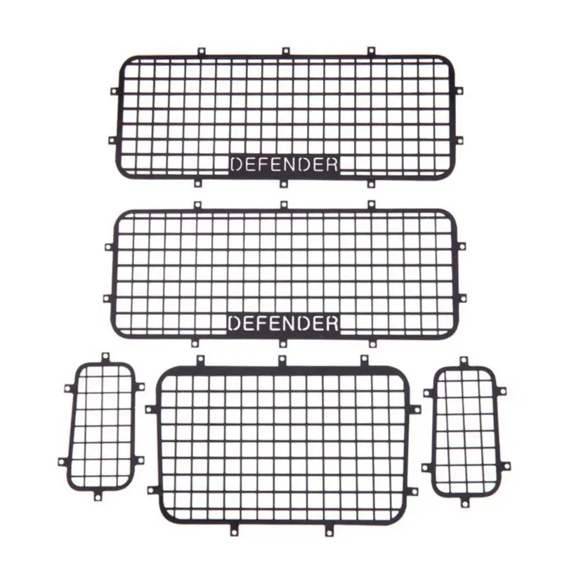 5 шт. металлическая сетка на окно защитная для 1/10 RC Гусеничный автомобиль Practical