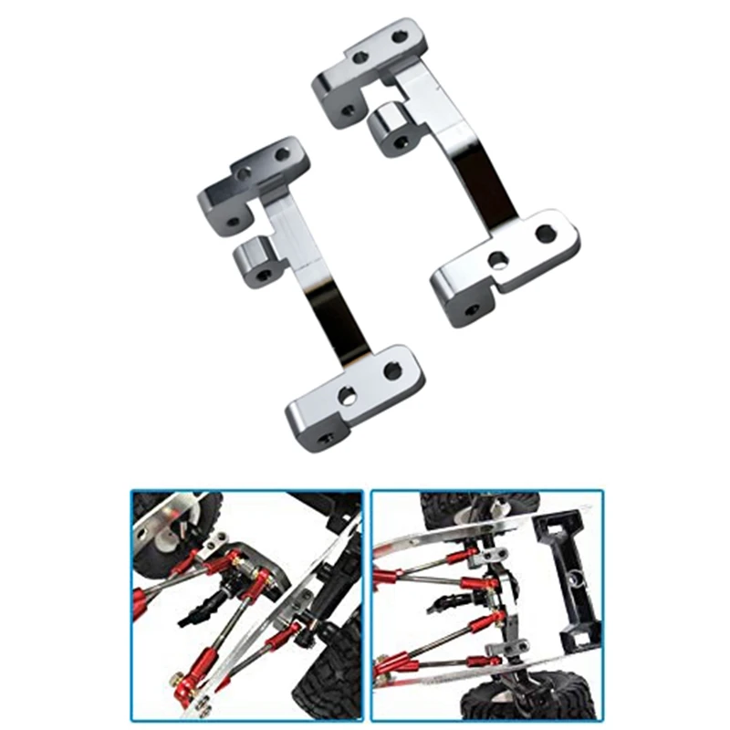 Металлическое основание тяги для WPL C24 C14 C14K C24K 1/16 RC, 1 пара, детали для обновления автомобиля