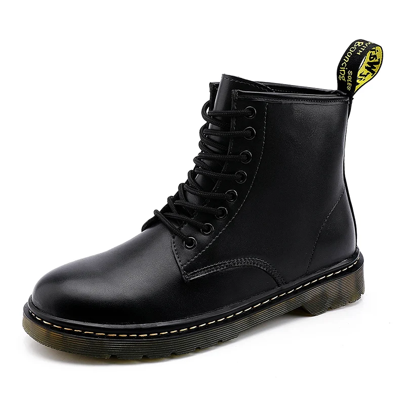 

Black Military Boots Men 2020 Winter Shoes Warm Men Leather Boots Footwear Cowboy Tactical Boots Men Casual Shoes Size 36-44