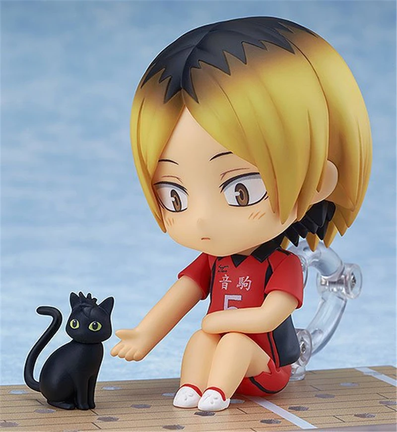 Cute Anime Haikyuu!! Volleyball Athlete Kozume Kenma 605 PVC Action Figure Collection Model Toys Doll 10cm images - 6