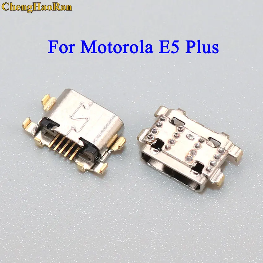 ChengHaoRan 1 шт. для Motorola Moto E5 Plus micro usb зарядный разъем Соединительный док станция