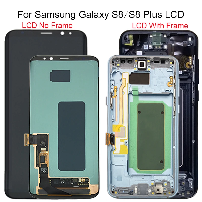 For SAMSUNG S8 LCD G950 G950F Replacement for Galaxy Plus G955 Display Touch Screen Digitizer Assembly | Мобильные телефоны и