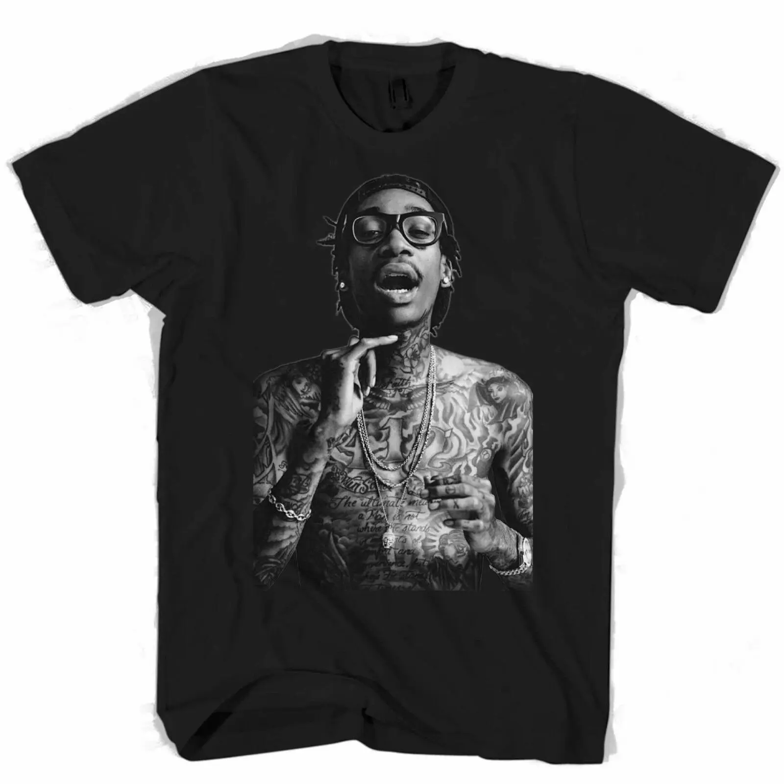 

Wiz Khalifa Man / Woman T-Shirt White O Neck Cotton T-Shirt