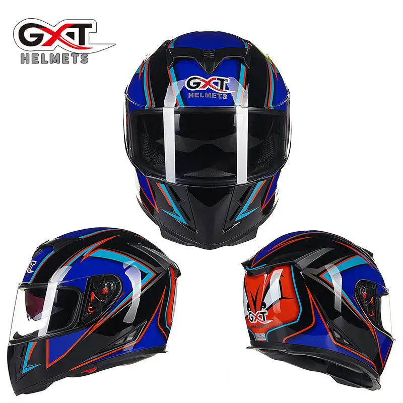 

New Full Face Motorcycle Helmets Casco Moto Casque dirt bike helmet Face Visors Motorbike Helmet Cafe Racer DOT Certification