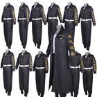 Костюм для косплея Токио Мстители майки Сано манджиро, униформа банды манджи из Токио, Черный Плащ аниме, Новинка Костюм для Хэллоуина вечеринки