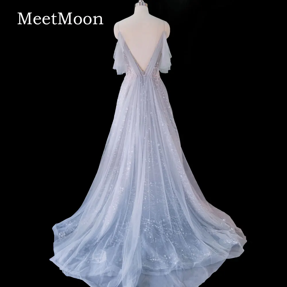 MeetMoon Evening Dress Long Luxury 2020 Party Gown Crystal Tassels Sequined Women V Neck Formal Pageant Dresses Robe De Soiree | Свадьбы и