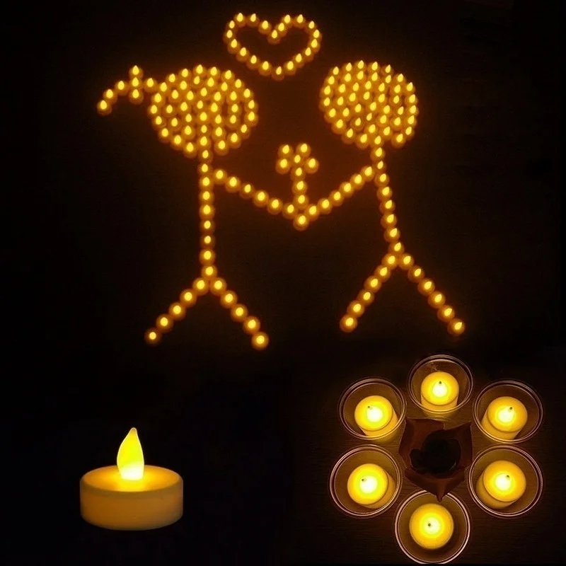 

5 Pcs Electronic LED Candles Light Wedding Birthday Party Decorations Supplies Candle Lights Luminous Toys Novelty Gag Toys