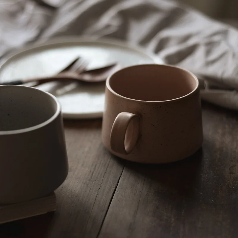 380 мл японская керамическая кофейная кружка винтажная чайная чашка латте