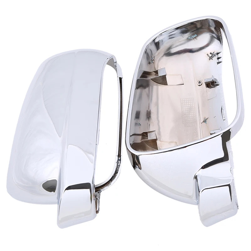 

POSSBAY 2xMirror Cover for VW Golf/R32/GTI/Rabbit 2004/MK4/Jetta 2000-2007 Chrome Front Door Rearview Mirrors Housing Shell Caps