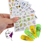 Хит! Абстрактные наклейки для ногтей для женщин, 3D клейкие наклейки с цветными листьями, цветами, украшение для ногтей, украшение для маникюра, фольга